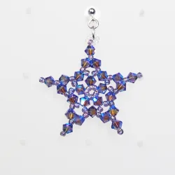 Pierces - Silver 925 - Earrings Aquarius - Pierces - Silver 925 - Argent 925